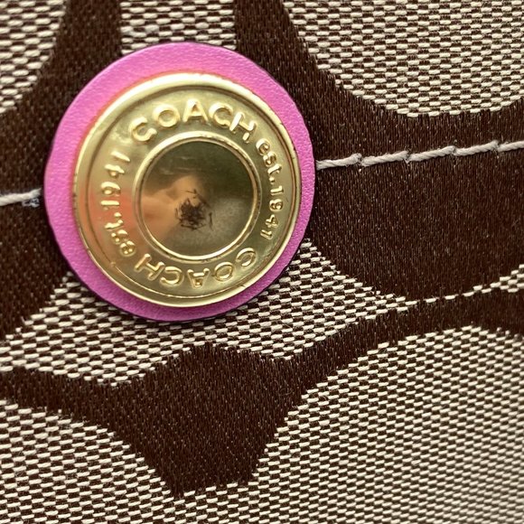 Coach Signature Stripe Tote 11691 - Picture 10 of 10